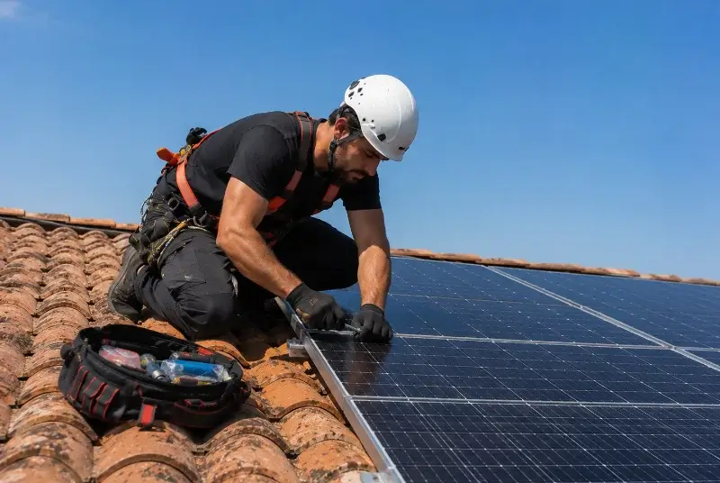 Maintenance et monitoring de panneaux solaires à Montredon-des-Corbières